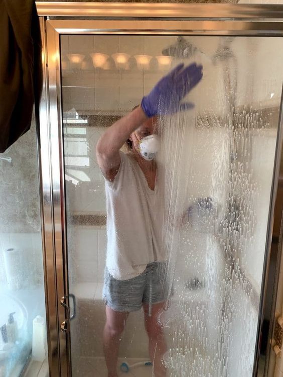 How to Remove Hard Water Stains from Glass Showers