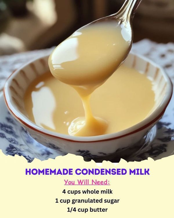No Cream! Just 2 Ingredients! Thick and Sweet Homemade Condensed Milk! 